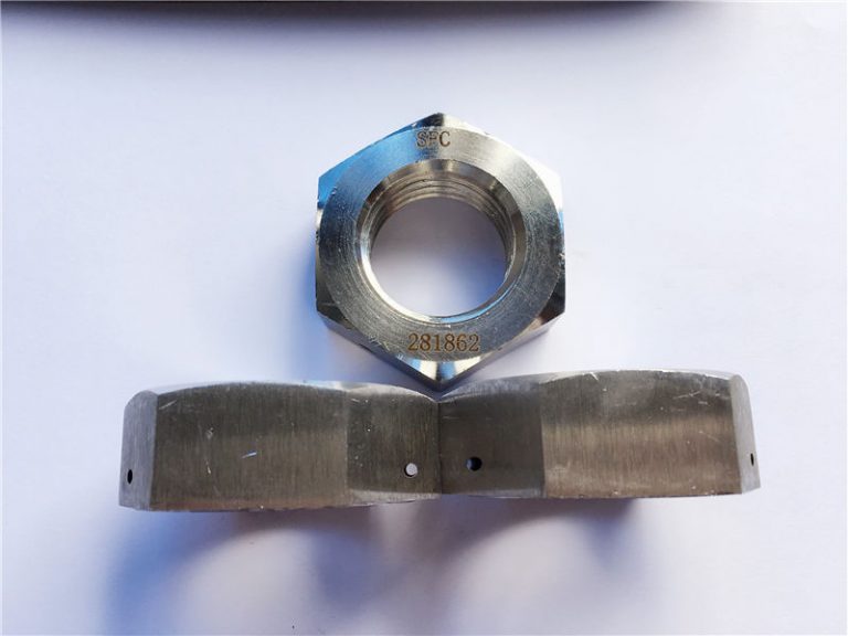 šešiabriaunė veržlė su gręžimo anga