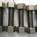 nikelio lydinio 400 en2.4360 sriegio strypas su veržlėmis