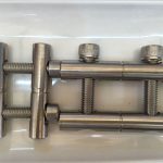 ansi 316ti / lt 1.4571, 317l / lt 1.4438 nerūdijančio plieno dalių jungiamojo strypo serijos